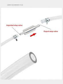 Motorcycle Brake Bleeder Kit Manual Fluid Extractor Pump One Way Check Valve Hydraulic Brake Clutch Bleeding Tool - A - View 7