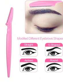 1pc Eyebrow, Face, Body Hair Trimmer Razor With Cap, Women's Makeup Tool Set, Hair Removal, Facial Hair Removal, Hair Trimmer, Hairdressing Supplies, Hair Clipper, Bag, Storage Box, Organizer Box, Hair Accessories (Random Color) - Multicolor - View 8
