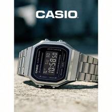 Casio Vintage Daily Essential: Jam Tangan Digital Unisex Stainless Steel dengan Alarm, Stopwatch, dan Lampu Malam A168WGG-1B - hitam - View 3