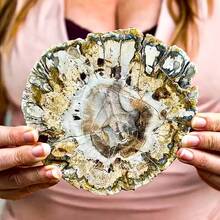 1 Pc Stunning Quartz Irregular Slice Cluster – Distinct Veining – Home Decor- Classroom Teaching Resource – Unique Gift For Easter Or Valentine's Day - Multicolor - View 7