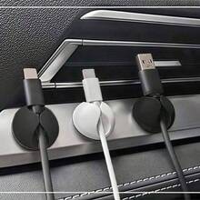 10pcs Car Dashboard Cable Clips Set - Simplify Charging And Audio - Multi-Functional Organizer Clips, Create A Tidy Car Interior, Ensure Phone Charging - Silicone Cable Clip - View 11