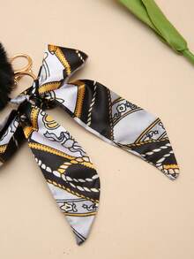 Cute Keychain Pendant Fashion Travel Charm Bag Hanging Decor Mini Small Bag Accessory - Black - View 5