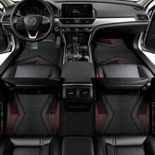 [2D Flat Printing] 2pcs/4pcs Cool Printed Car Floor Mats - Durable Polyester Floor Mats, And Practical, Ideal Gift Choice, Long-Lasting, Suitable For Trucks, Sedans, Suvs, And More - A - View 3
