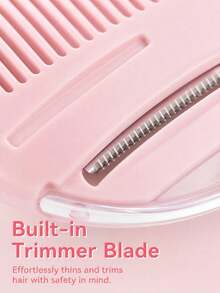 1pc/Mini 5-In-1 Hair Trimmer Comb, Multifunctional Portable Thinning Cutting Comb For Bangs Split Ends, Home Salon Travel Hair Styling Tool - Upgraded Version - View 3