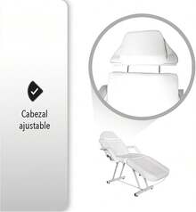 Spa Massage Table - White - View 5