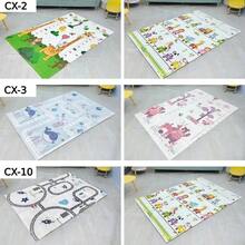 Tapete de Juego Plegable para Bebé de Espuma XPE 120 x 180 x 1 cm, Alfombra Acolchada para Gateo y Actividades Infantiles, Fácil de Guardar - Negro - Ver 9