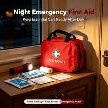 Premium Compact Trauma Kit With 330pcs, Perfect For Emergencies At Home, In The Office, In Your Car, While Traveling, Or During Outdoor Activities Like Camping, Hiking, And Boating (Red) - View 7