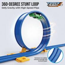 Cool DIY Assembly Track Aluminum Alloy Racing Car Gravity Inertia Sliding Toy For Boys - Multicolor - View 9