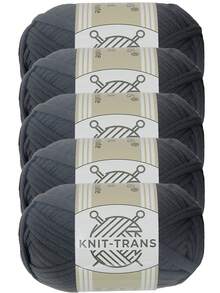 KNIT-TRANS 5 Bundles 5 Colors/500g Multi-Color Premium T-Shirt Yarn - High Elasticity Rope-Shaped Yarn, Soft Elastic Polyester Yarn, Suitable For Vibrant Crochet Projects, Ideal For Home Decor DIY Crafts, Multi-Color Yarn | Polyester Yarn | Knitting Accessories - Multiple Styles - View 20