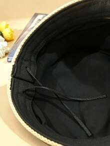 1pc Fashion Classic Autumn/Winter New Fishbone Pattern Flat Cap Outdoor Casual Solid Color Newsboy Hat - Flat Top - View 8