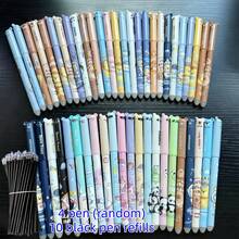 34pcs Set Including 4 Random Pens + 30 Refills (Blue/Black Ink), Erasable Neutral Pen Set With Built-In Eraser, Suitable For Note-Taking, Daily Writing, High-Quality Office And Student Stationery, Great Birthday Gift - Multicolor - View 15