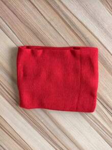 1/2pcs Baby Braided Knit Neck Warmer, Solid Color Cute Comfortable Warm Infinity Scarf, Suitable For Toddler Boys/Girls, Autumn/Winter - Multicolor - View 11