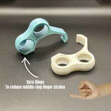 Multifunctional 3D Ergonomic Phone Grip With Stress Relief Accessory Integrated Stand - Multicolor - View 4