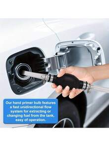 Manual Fuel Pump Accessories, Marine Light Bulb, Outboard Fuel Hose, Manual Primer Bulb, Black Rubber Fuel Transfer Vacuum Pump, Suitable For Gasoline, Water - Multicolor - View 9