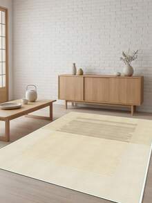Digitally Printed Non-Slip Washable And Area Rug Suitable For Living Room, Bedroom, Outdoor, Kitchen Carpet, Modern Design | Modern, Scandinavian, Bohemian And Classic Styles | 100% Polyester - Beige - View 4