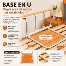 Baby Bed Protection Rails - Yellow | Lisa - View 2