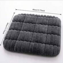 1pc Plush Seat Cushion, Breathable Non-Slip Chair Pad, Office Long-Sitting Hip Protection Cushion - Plush Seat Cushion - View 4
