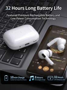 Bluetooth Earphones, Wireless Bluetooth Headphones, Suitable For All Smartphones, Suitable For Sports/Music - View 2