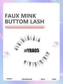 5 Pairs False Eyelash Set Suitable For Daily Wear - Cross Style - View 3