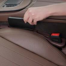 2pcs/Set Car Seat Gap Storage Box, Anti-Leak Interior Organizer, Seat Gap Filler, Car Door Pocket Storage Box, Home & Car Multi-Functional Storage Bucket, Road Trip Essential, Driver & Passenger Seat Gap Organizer, Phone Glasses Wallet Storage Rack - Multicolor - View 6