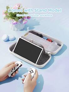 Ayotu Compatible With Switch/Switch OLED/Switch Lite Game Circuit Pattern Game Console Shell And Accessories, Package Includes Protective Case, Storage Bag, Dock Shell, Controller Protective Cover And Other Multiple Styles Of Accessories To Choose From, Autumn Romance, Christmas/Halloween/Easter/Back To School Gift/Birthday Gift/Anniversary Gift. - View 7