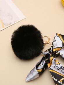 Cute Keychain Pendant Fashion Travel Charm Bag Hanging Decor Mini Small Bag Accessory - Black - View 2