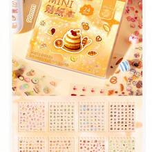 Libro de pegatinas DIY lindo, que contiene talla grande de 1000 materiales de pegatinas lindas sin cortar, incluyendo un pequeño libro de pegatinas de nariz. - Multicolor - Ver 6