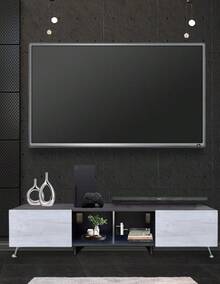 Television Stands & Entertainment Centers - White - View 2