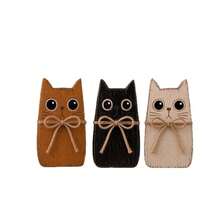 Set Nampan Meja Kayu Halloween Bertema Kucing, Produk Terlaris Lintas Negara, Dekorasi Kreatif untuk Pajangan Jendela Rumah - 3pcs - View 2