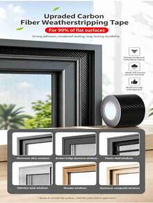 Window Windproof Sealing Tape, No Residue, Waterproof And Windproof For Glass Door And Window Cracks, Winter Special Offer Cold-Proof And Warm-Keeping Film Tape, Plastic Steel Typhoon-Proof And Leak-Proof Sealing Window Tape - Multicolor - View 9
