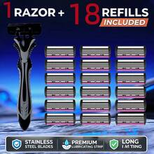 6-Layer Manual Razor Blade Beauty Tool With Trimmer, Replaceable Blades And Razor Holder,Su,Itable For Men's Hair Removal, Facial Hair Removal, Hair Clipper, Hairdressing,Personal Care And Gifts, 10 Occasions Perfect For Men's Grooming Essential Tool - Multicolor - View 18