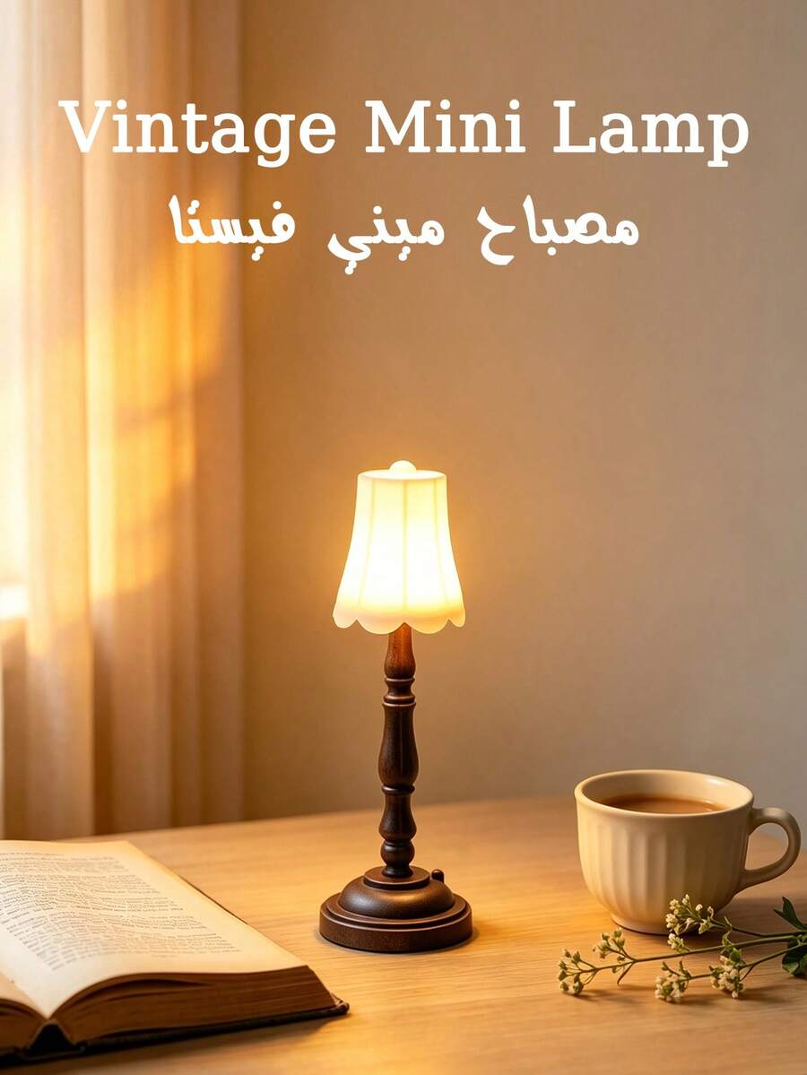 1/3/5/7pcs Premium Mini Vintage Table Lamp, Retro Bedside Night Light, Decorative Desktop Ornament Lamp, Ideal Gift For Bedroom Desk Decor