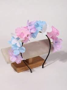 1件女款波希米亞風仙女感日常穿搭人造花多功能3D裝飾細髮箍 - 22504 - 查看 2