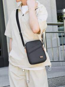 Tas Kasual Berkapasitas Besar Multi-Lapisan Tahan Air Versi Korea, Tas Kain Oxford, Tas Bisnis Pria dan Wanita, Koleksi Dompet - Hitam - View 6