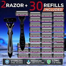 6-Layer Manual Razor Blade Beauty Tool With Trimmer, Replaceable Blades And Razor Holder,Su,Itable For Men's Hair Removal, Facial Hair Removal, Hair Clipper, Hairdressing,Personal Care And Gifts, 10 Occasions Perfect For Men's Grooming Essential Tool - Multicolor - View 15