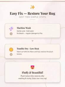 1pc Soft Bedroom Rug, Fluffy Non-Slip Plush Bedside Carpet, Living Room Rug, Suitable For Girls, Children, Babies, Teens, Dorm Home Decor, Bedroom, Living Room, Nursery Carpet, Easy To Maintain Home Decor - Beige - View 9