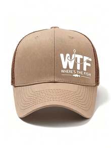 1pc Letter Print Baseball Cap, Unisex Fashionable Versatile Trucker Hat, Baseball Cap Suitable For Daily Wear - Multicolor - View 13