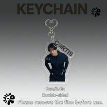 COR-TIS Keychain, GREEN GREEN CD Keychain, MUSIC Keychain, JAMES, JUHOON, KEONHO, Fans Merch Goods, Bag Charm, Water Bottle Decoration, Birthday Gift, Party Favor - A - View 3