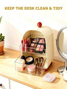 2-Tier Acrylic Coffee Station Organizer For Capsules Tea Bags Snacks Countertop Organizer Coffee Station Caddy Bathroom Makeup Organizer Multifunctional Drawer Storage Container For Home Office Men Women Storage Organization Kitchen Accessories - Multicolor - View 6