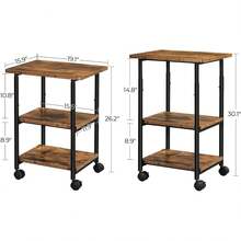 Printer Stands - Brown - View 4