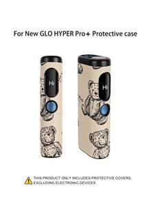 1PC For GLO HYPER Pro+ Protective Case, Made Of Fine PU Leather Wear-Resistant Material, Effectively Protects Against Bumps, Drops, Scratches And Fingerprints, Precise Cutouts, High-Quality Texture, Exquisite Minimalist Fashionable Cute Leather Texture, Multiple Colors Available Unisex Couple Style Storage Box, Meets Different Aesthetic Preferences To Create Your Own Personalized Protective Shell. Lightweight And Not Bulky, Convenient For Carrying, Suitable For Gifts And Personal Use, Thoughtful Daily Protection. - GLO HYPER Pro+/Brown Bear - View 12