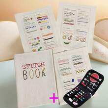 LAMYA DIY Creative Sewing Kit Embroidery Stitch Book For Beginners - Learn And Practice Hand Sewing Techniques - DIY Sewing Kit - View 18