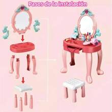 Vanities & Vanity Benches - Pink - View 7