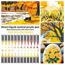 Direct Liquid Acrylic Markers, Multiple Color Themes Available 24/36 Colors, Direct Liquid Art Pens, Suitable For Painting, Coloring, Crafts, School And Office Supplies - Acrylic Paint Marker Set With Direct Liquid Feed - View 6