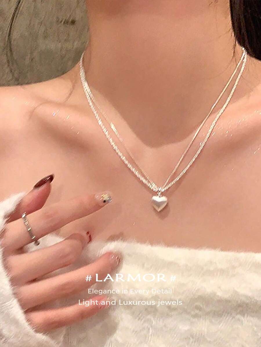 1件鏤空編織項鍊，休閒女性母親節禮物，精緻日常佩戴女性珠寶