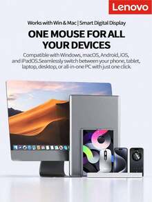 Lenovo M243 2.4G Wireless Optical Mouse, Ergonomic Design, Long Battery Life, Ideal For Home, Online Classes, Office, And Commuting - View 6