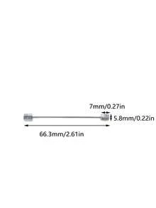 Bộ 2 kẹp cà vạt cố định cổ áo thời trang cho nam, ghim cổ áo hỗ trợ cổ áo sơ mi, phụ kiện cổ áo sơ mi trang trí tiệc cưới - Nhiều màu - Xem 5