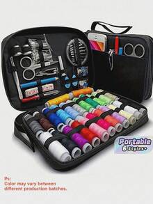 95 Sewing Kits (Random Colors) - Comprehensive Sewing Supplies And Accessories Set, Including 24 Colors Of Thread, Needles, Scissors, Buttons, Tape Measure, Seam Ripper, Etc. - Ideal For Minor Repairs, Emergency Fixes, Tailoring, - Multicolor - View 1
