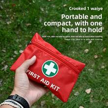 89pcs Compact First Aid Kit, Portable Emergency Survival Medical Box With Scissors And Bandages, For Home, Travel, Business, Vacation, International Travel - View 5