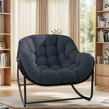 The Papasan Rocking Chair Is Suitable For Outdoor All-Weather With Cushions And Pillows. Heavy-Duty Metal Materials Are Oversized Papasan Rocking Chair. Garden Patio Lawn - 1 Unit - View 21